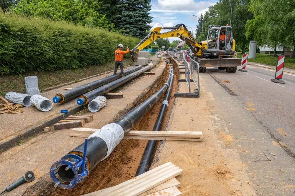 Travaux de voirie à Luynes